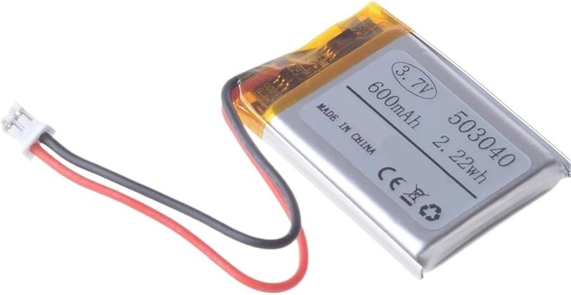 3 7V 600mAh Battery With 1 5 2p Cable 5CM - Image 2