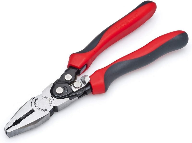 Crescent 8" Pro Series Dual Material Lineman's Compound Action Cutting Pliers - PS20509C - Image 1
