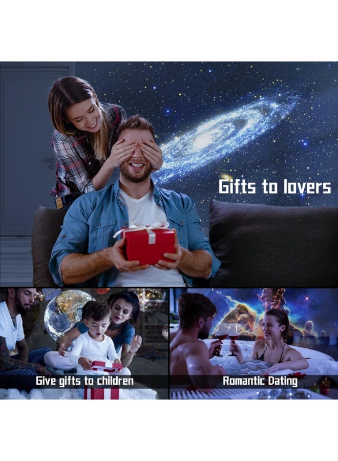 TIGER Galaxy Night Light Projector with 360° Auto-Rotation, 6-in-1 Planetarium Star Projector for Kids Bedroom, Colorful Nebula Effects & Soft Night Light for Sleep, Relaxation & Room Decoration - Image 2