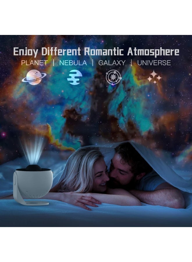 TIGER Galaxy Night Light Projector with 360° Auto-Rotation, 6-in-1 Planetarium Star Projector for Kids Bedroom, Colorful Nebula Effects & Soft Night Light for Sleep, Relaxation & Room Decoration - Image 5