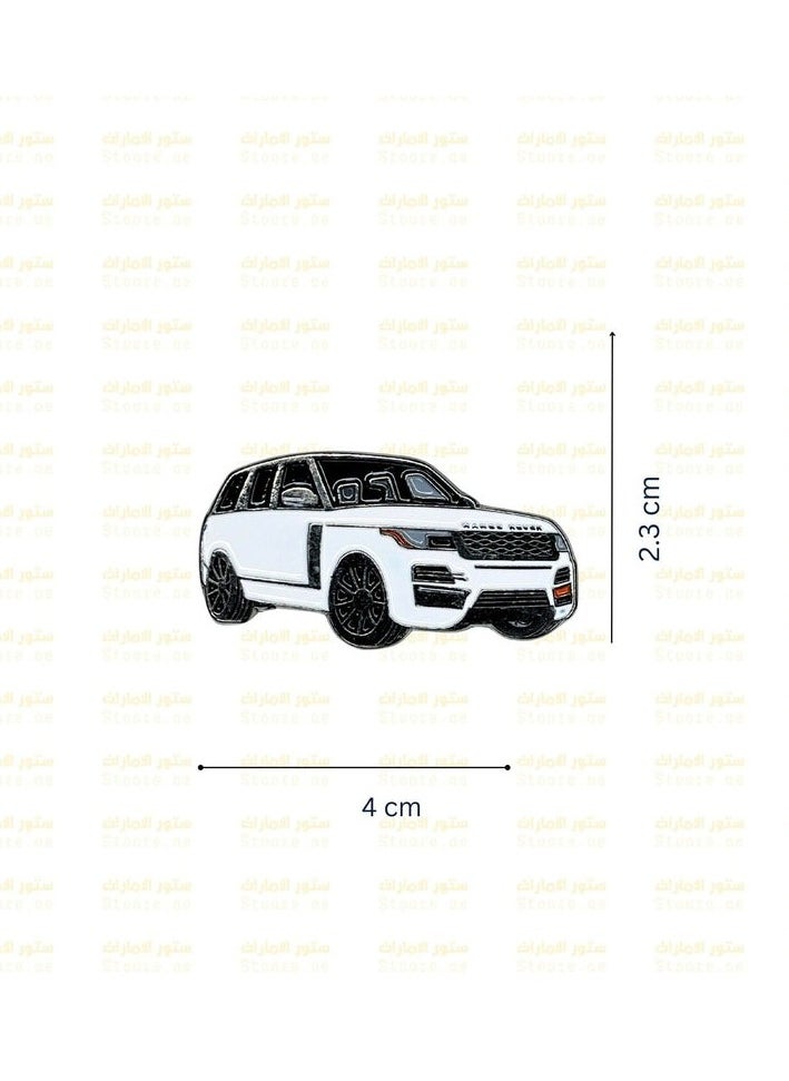 Fighter Gifts - Car Badge Logo 2D Sticker Badge 2 Pcs Metal 3cm - Image 1