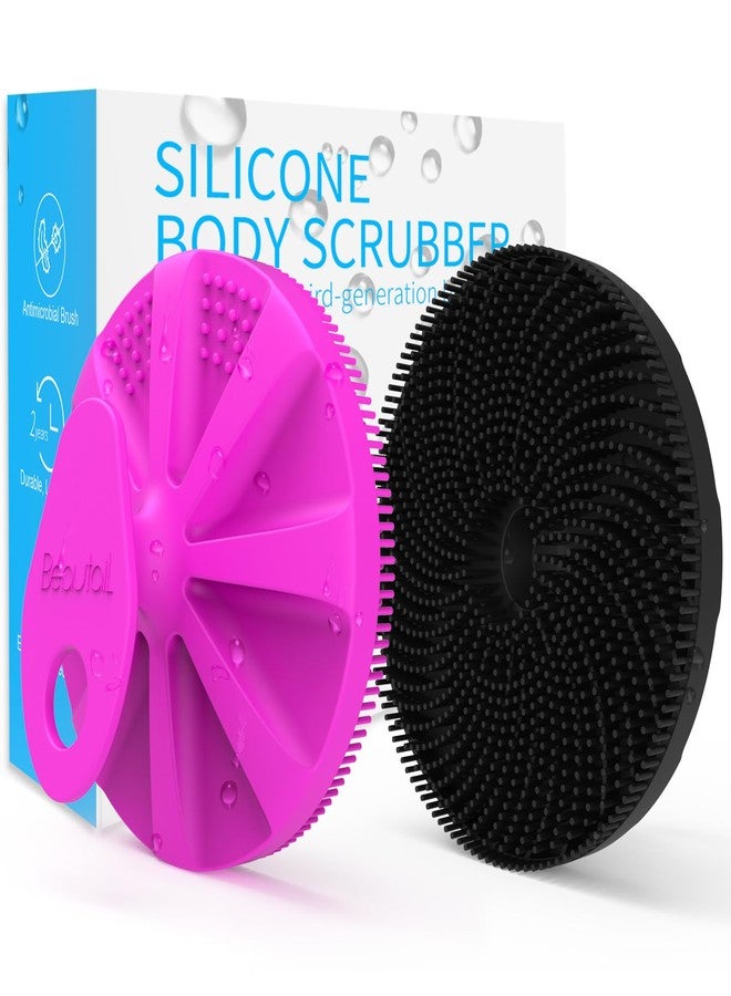 BEAUTAIL Silicone Body Scrubber, BEAUTAIL Gentle Exfoliating Brush for All Skin Type - Image 1