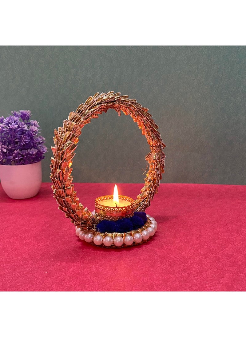 Maahal - Maahal Table Top Candle Holder for Home Decor|Tealight Candle Stand|Table Decor Candle Tealight Holder - Image 1