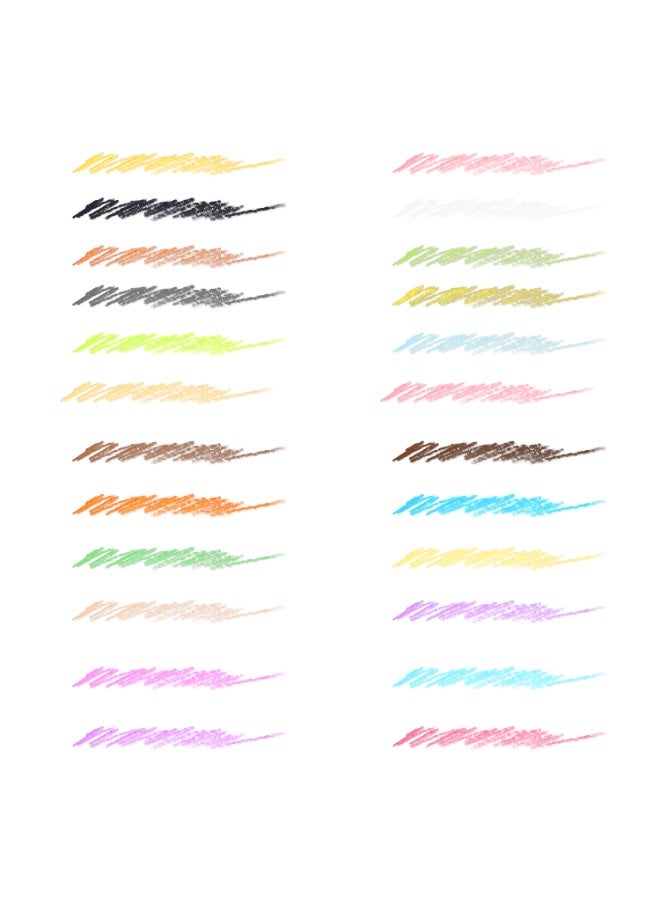 FIS Colored Pencils, 24 Assorted Colors Per Box, Wooden Pencils, Packet of 6 Boxes(144 Pencils)-FSCK24LN - Image 5