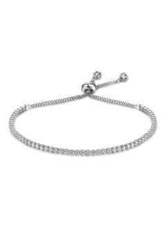 Rhinestone Bead Box Chain Bracelet