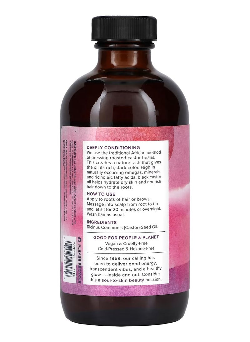 هيرتدج ستور هيريتج ستور زيت الخروع الأسود  خالٍ من العطور سائل 8 اونصة - Image 2