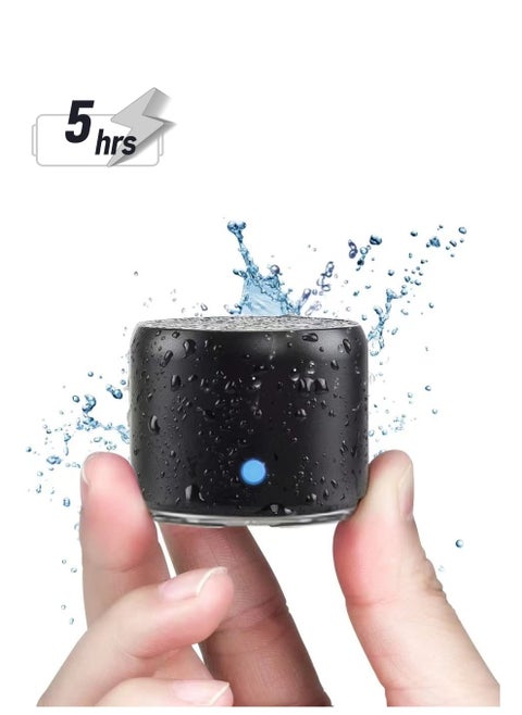 Portable Bluetooth Speaker with Custom Bass Radiator Brief Design IP67 Waterproof Perfect Mini Speaker for Shower Room Bike Car