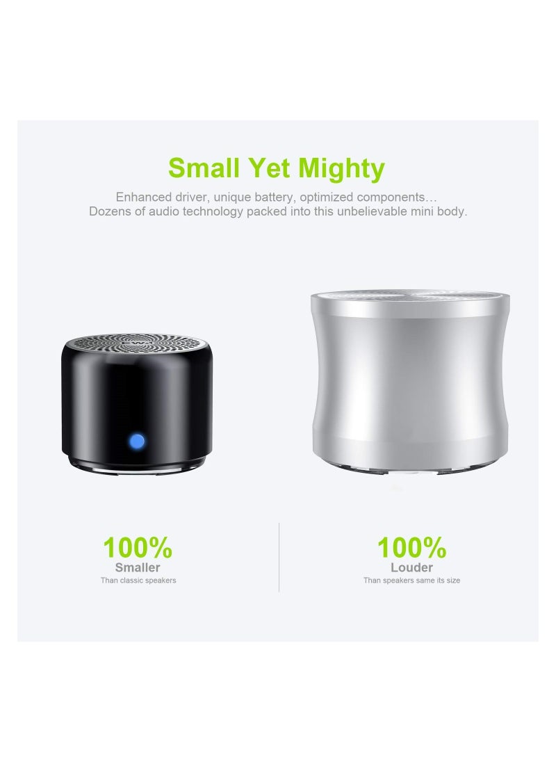 Portable Bluetooth Speaker with Custom Bass Radiator Brief Design IP67 Waterproof Perfect Mini Speaker for Shower Room Bike Car