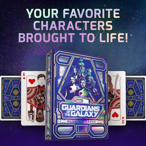theory11 Guardians of The Galaxy Premium Playing Cards, Poker Size Standard Index, Luxury Playing Cards - Image 2
