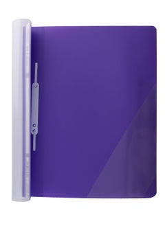 PRIMA 12-Piece Clear File Folder A4 Purple  - Image 3