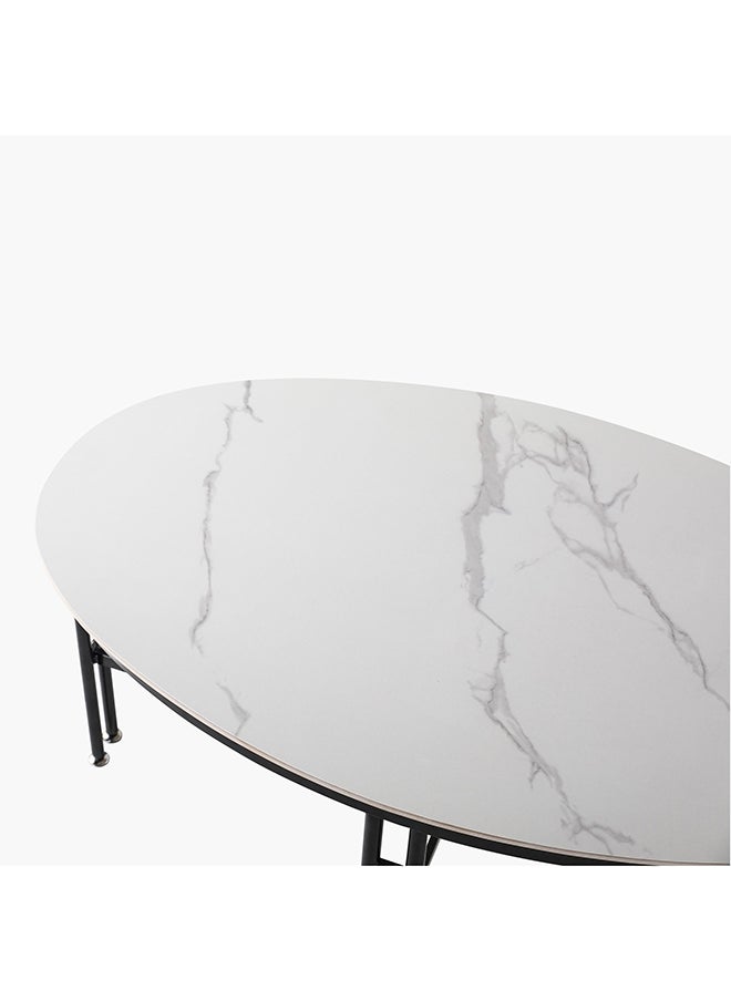 Home Box - Compact Sintered Stone Coffee Table with 4 Stools 65 x 50 x 106 cm - Image 1