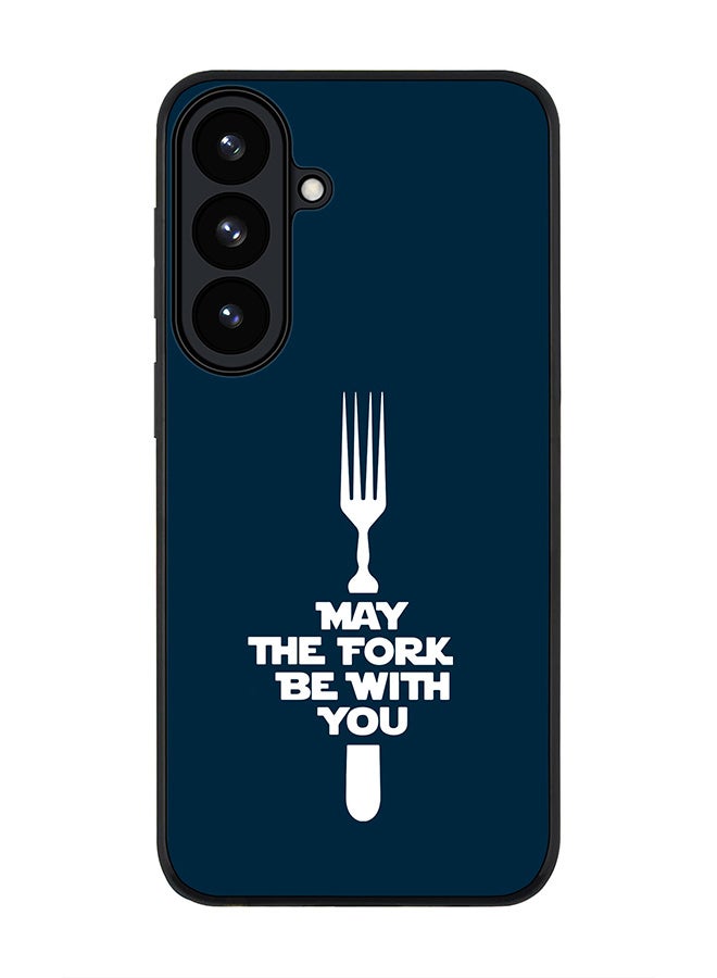 Stylizedd For Samsung Galaxy S26 Case,Slim fit Camera Protection, Shockproof Thin Phone cover  - May the Fork - Image 1