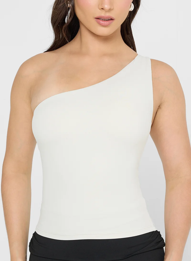 Ginger One Shoulder Seamless Top