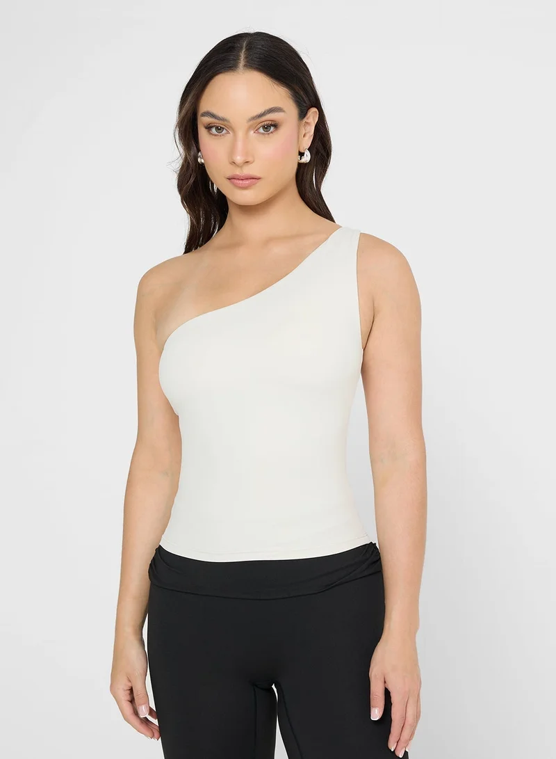 Ginger One Shoulder Seamless Top