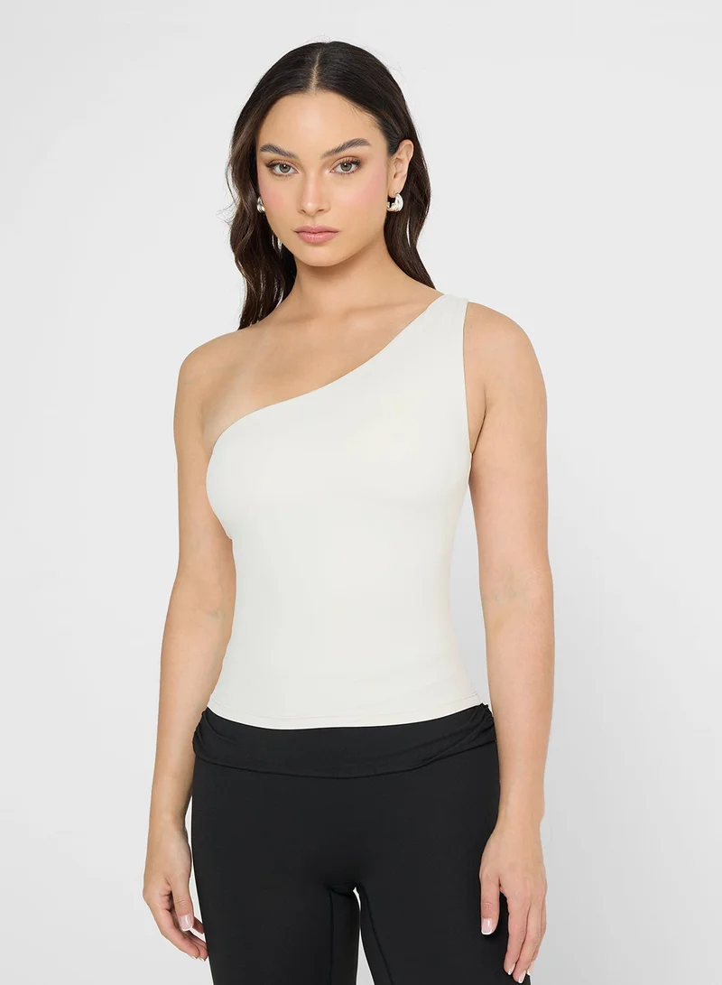 Ginger One Shoulder Seamless Top
