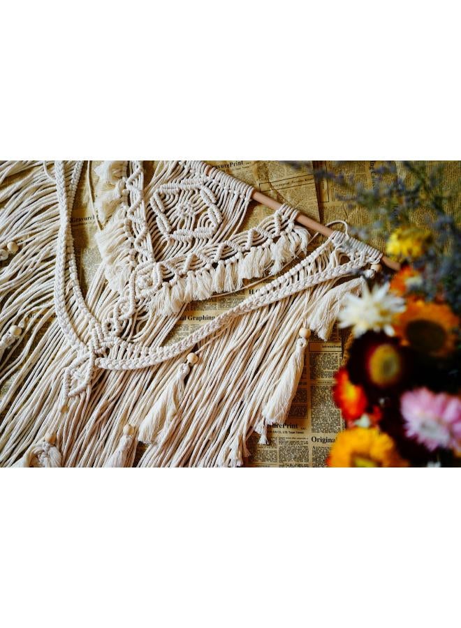 انتيكيانو مكرمية معلقة على الحائط، على الطراز البوهيمي - Image 4