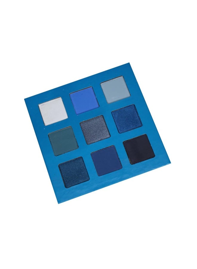 Lenphor Eye Shadow 9 in 1 Palette - Above The Sky Matte Shimmer Glitter Pressed | All Highly Pigmented Blending Powder with Gorgeous Pearls 10.8 gm - Image 4
