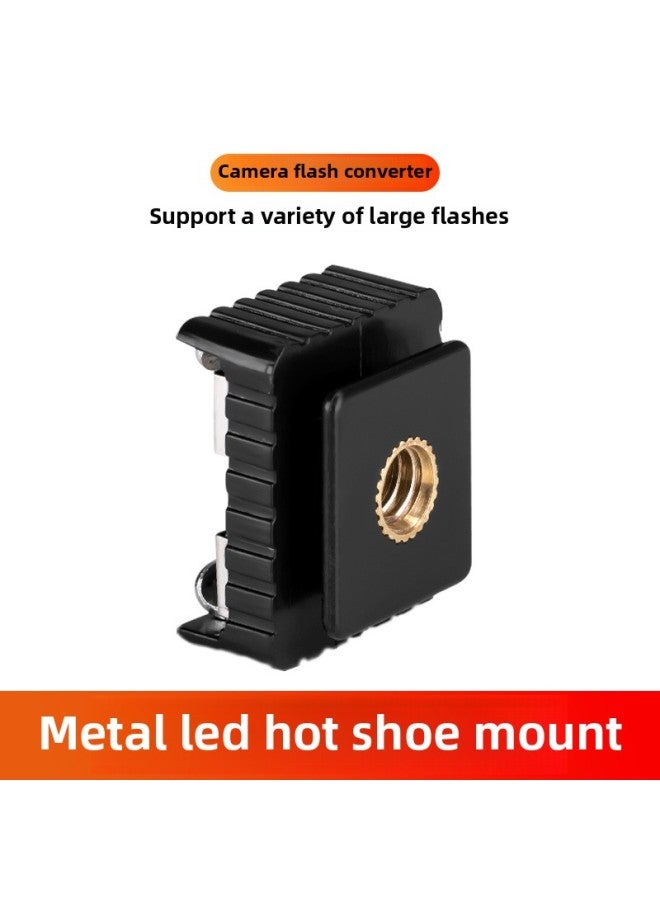 Generic Flash D Seat Ii Generation E Seat L Gold H Seat Flash Seat External Reflective Umbrella Tripod Photography Light Stand Flash-Body Color:Metal Led Hot Shoe Mount  - Image 1