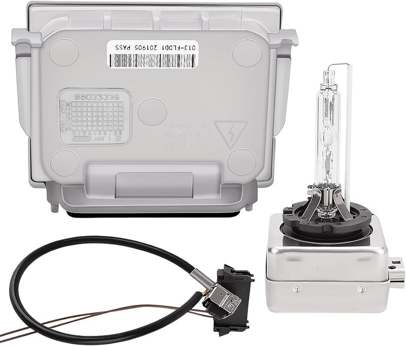 Yikesai Xenon HID Headlight Ballast with Igniter and D1S Bulb for BMW, GMC, Jeep, and More - Image 1