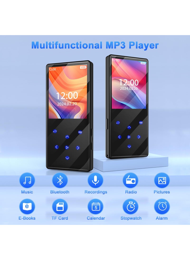 Gueray Gueray 128GB MP3 Player Bluetooth HiFi Sound MP3 Players with Speakers Support FM Radio Voice Recorder TF Card Digital Music Player  - Image 2