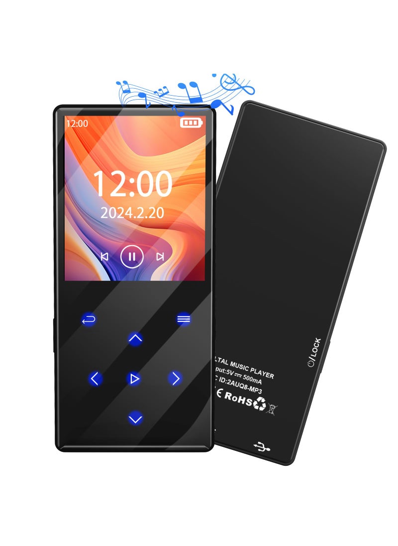 Gueray Gueray 128GB MP3 Player Bluetooth HiFi Sound MP3 Players with Speakers Support FM Radio Voice Recorder TF Card Digital Music Player  - Image 1