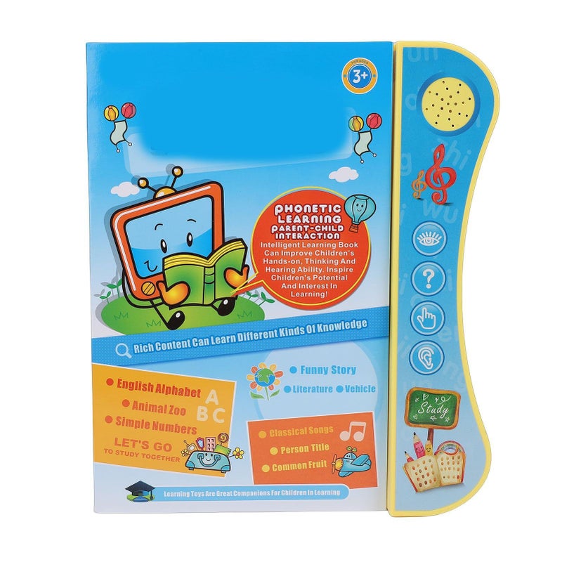 Interactive Educational Sound Book for Kids Safe Plastic Learning Tool 10.24x8.66in - Image 2