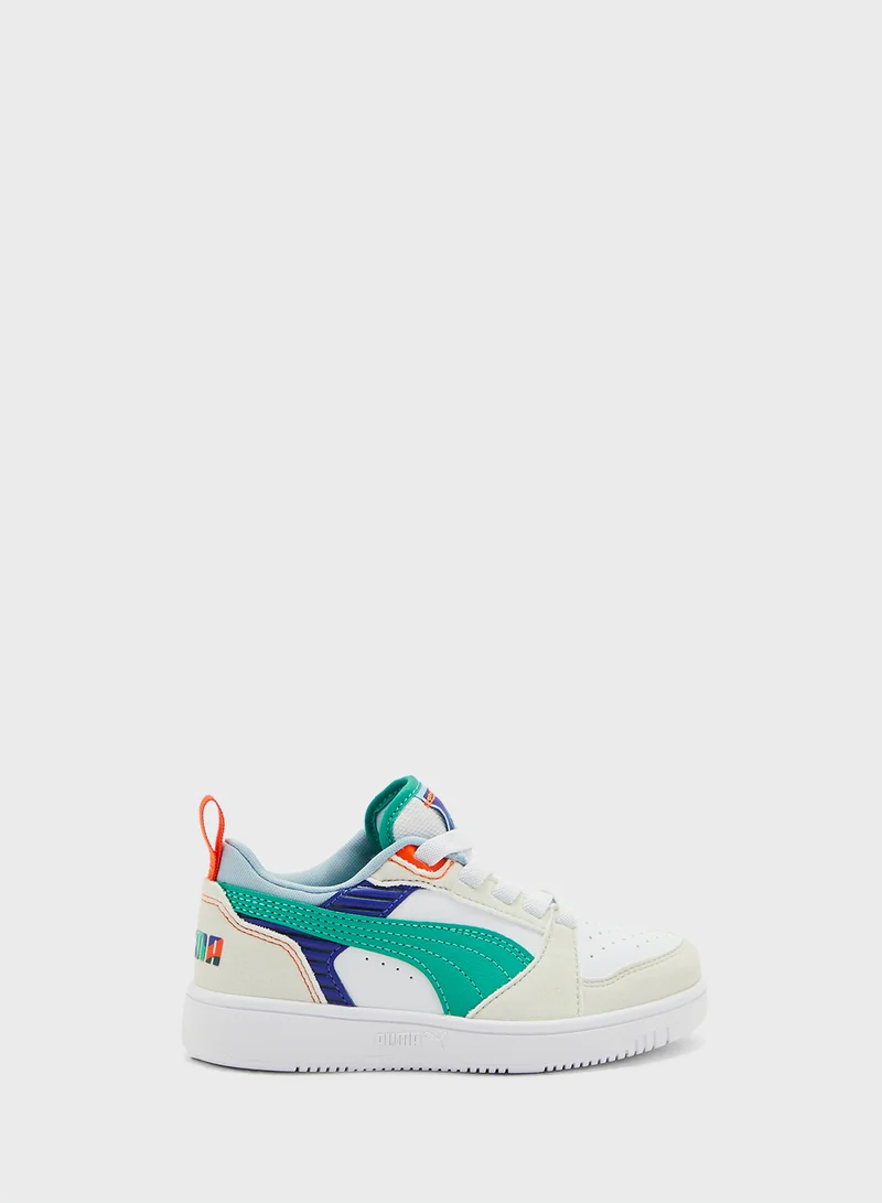 PUMA Kids Rebound V6 Lo Ready, Set, Better Ii Ac