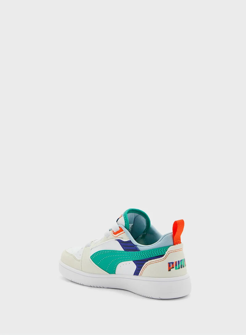 PUMA Kids Rebound V6 Lo Ready, Set, Better Ii Ac