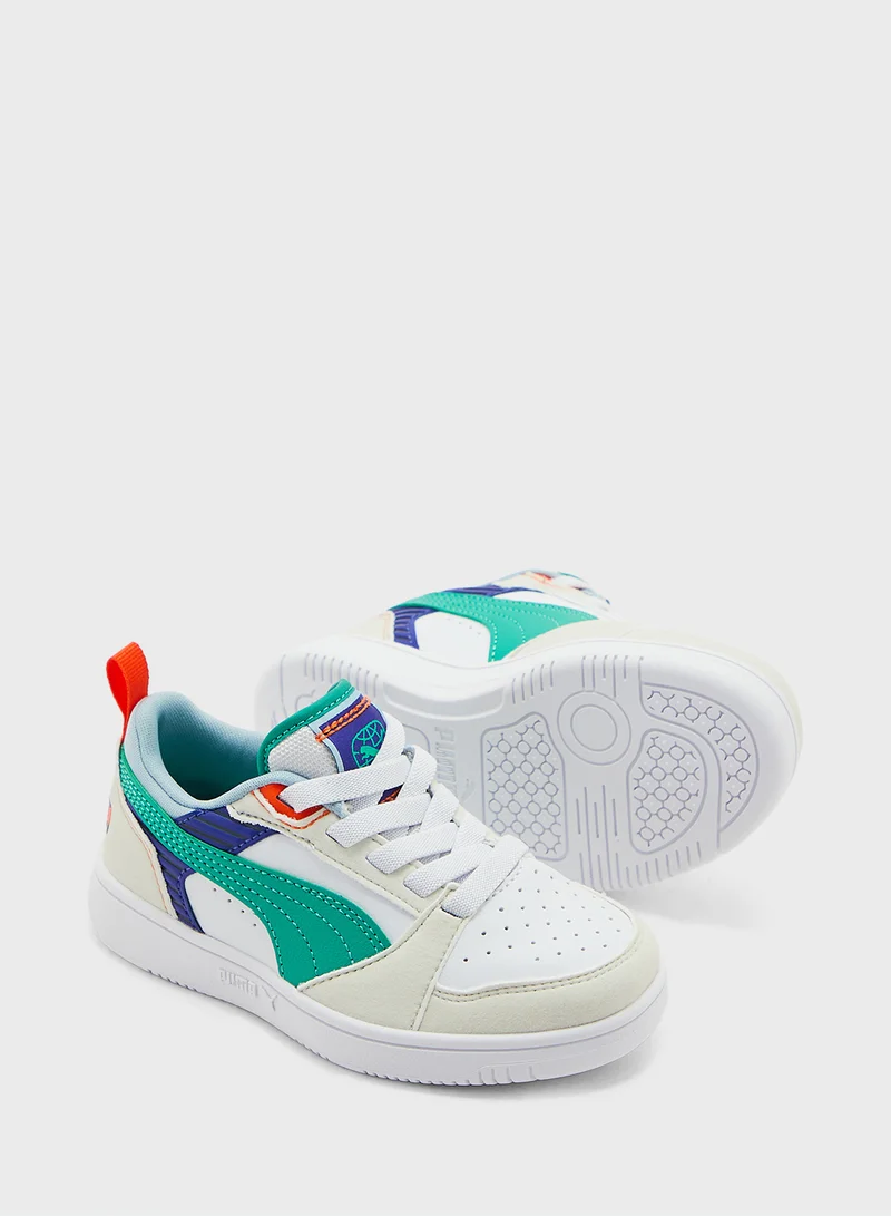 PUMA Kids Rebound V6 Lo Ready, Set, Better Ii Ac