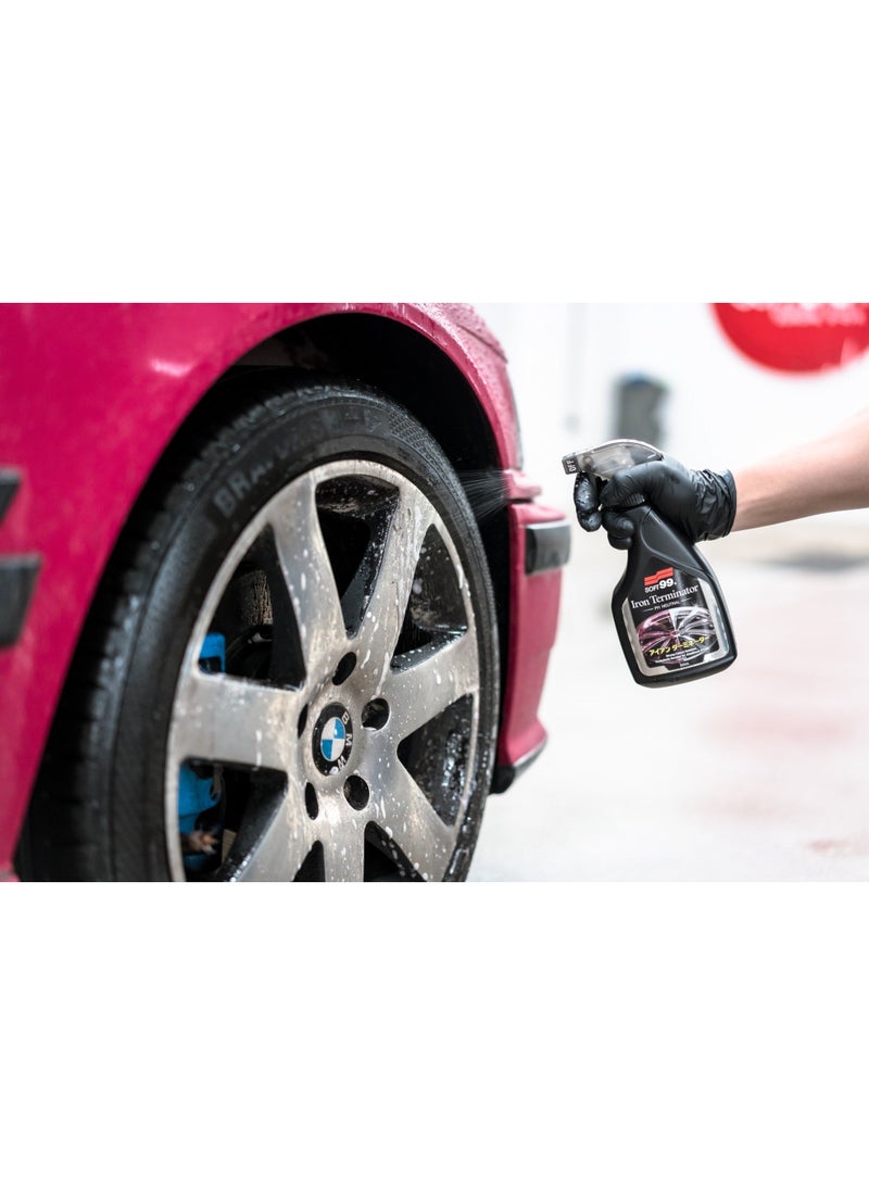 SOFT99 Iron Terminator Wheel Cleaner – Japanese Iron & Brake Dust Remover 500ml - Image 2