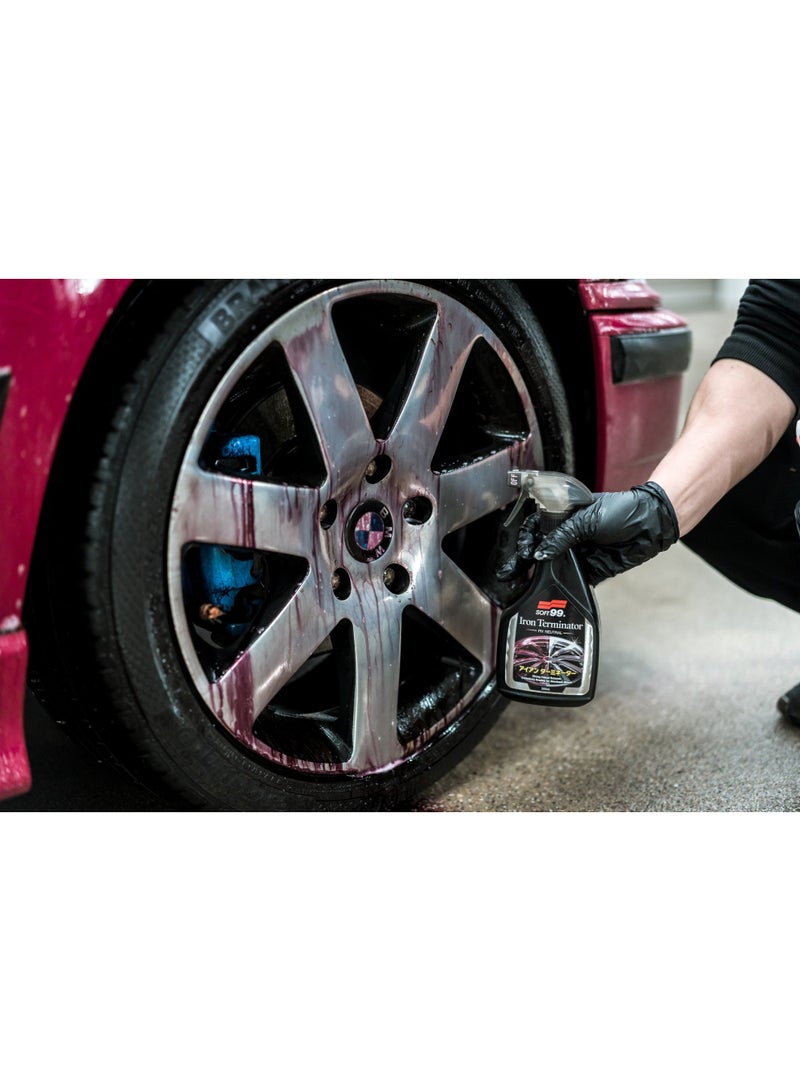 SOFT99 Iron Terminator Wheel Cleaner – Japanese Iron & Brake Dust Remover 500ml - Image 3