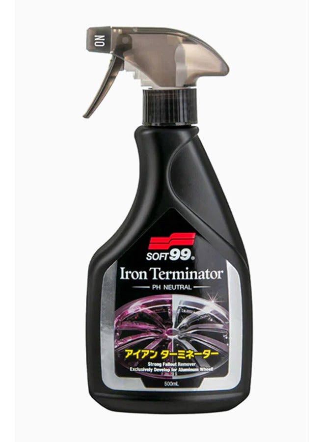 SOFT99 Iron Terminator Wheel Cleaner – Japanese Iron & Brake Dust Remover 500ml - Image 1