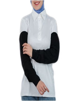 Fatah Bundle Of 2 Shirt Wrist - Black and Off-White Color for Women  - Image 2