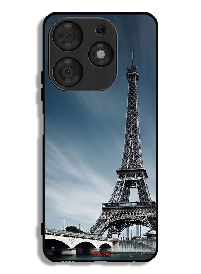 Tolwak Tecno Spark 10 Pro Protective Case Cover Eiffel Tower - Image 1