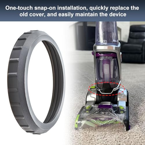Hugexpen Dirty Tank Bottom Ring Cap Fits for Bissell ProHeat 2X Revolution Carpet Cleaners, Carpet Cleaner Parts for Bissell Carpet Cleaner Replacement Parts 1633782 & 1617702 - Image 4