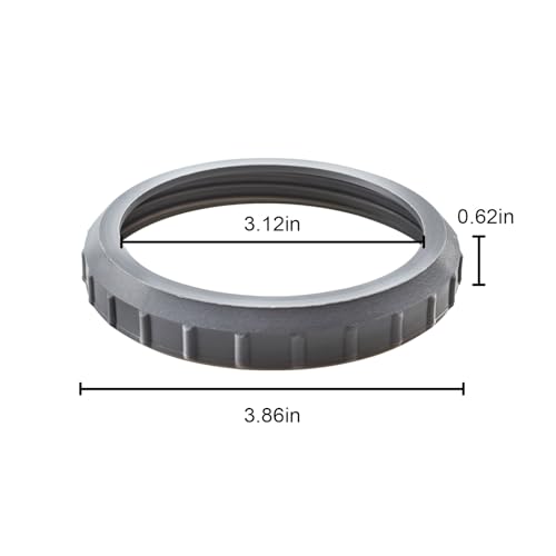 Hugexpen Dirty Tank Bottom Ring Cap Fits for Bissell ProHeat 2X Revolution Carpet Cleaners, Carpet Cleaner Parts for Bissell Carpet Cleaner Replacement Parts 1633782 & 1617702 - Image 2