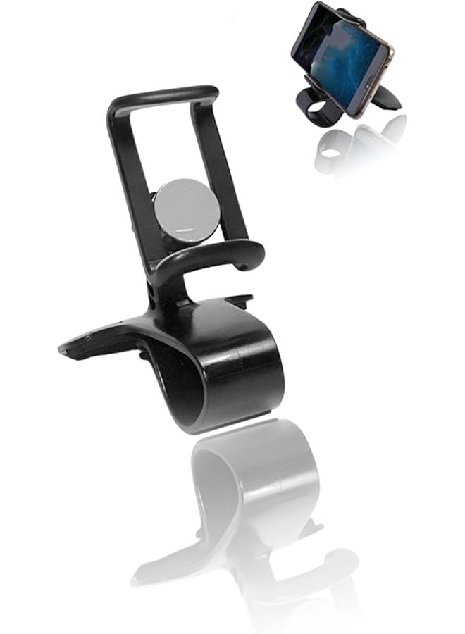 green tiger Universal Car Phone Holder, Adjustable Dashboard Mount for GPS & Smartphones - Secure Clip-On Design Fits All Devices