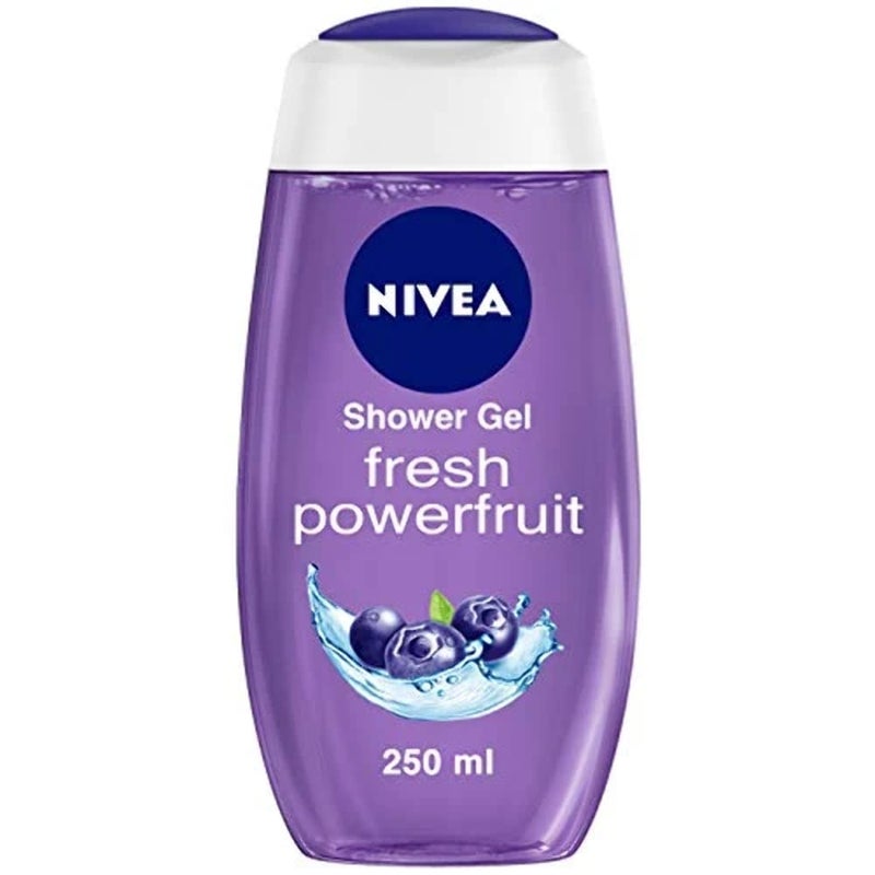 Nivea Power Fruit Fresh Shower Gel, 250ml by Nivea - Image 1