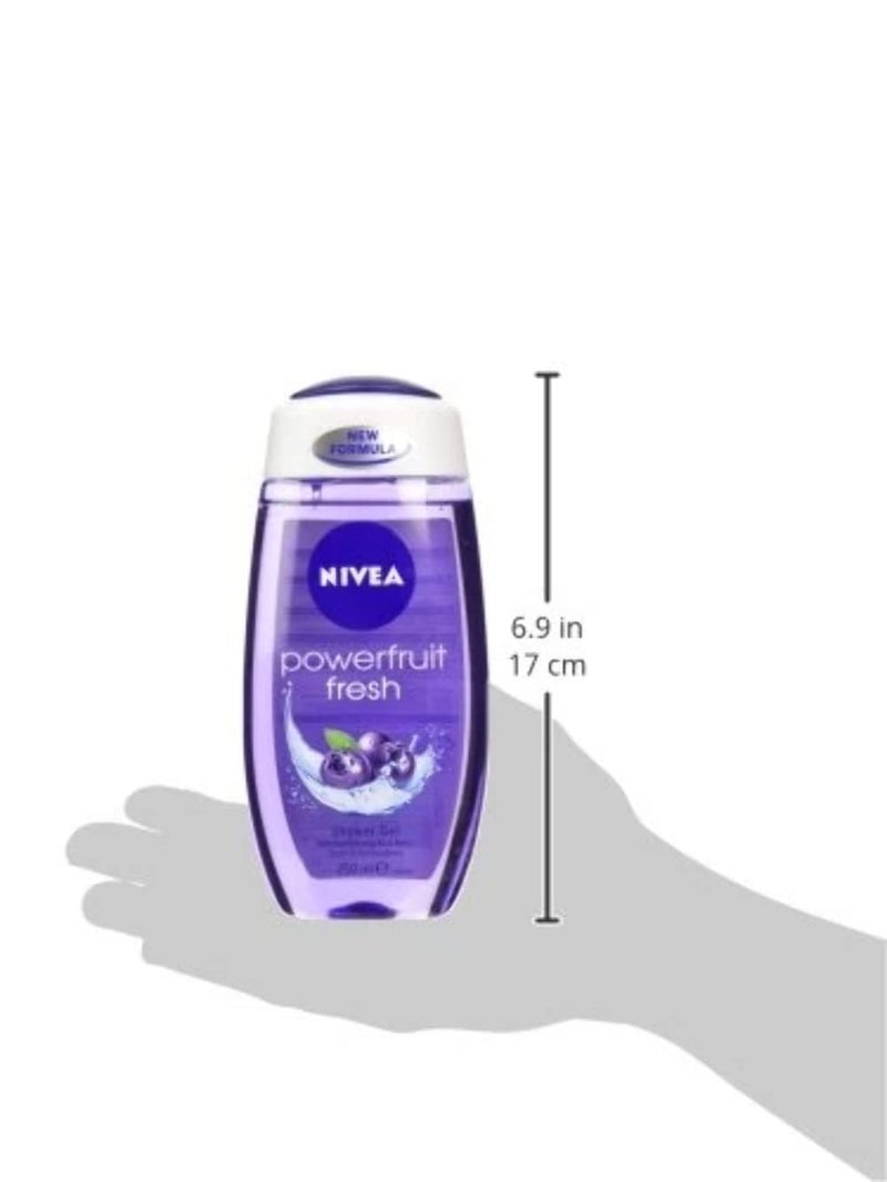 Nivea Power Fruit Fresh Shower Gel, 250ml by Nivea - Image 2
