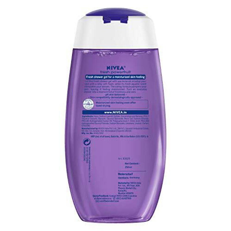 Nivea Power Fruit Fresh Shower Gel, 250ml by Nivea - Image 4