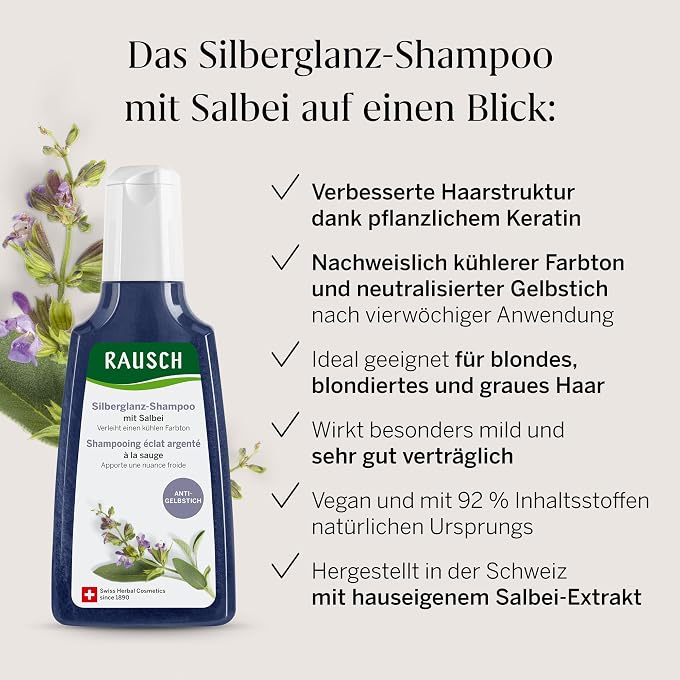 RAUSCH Sage Silver-Shine Shampoo 200 ml - Image 3