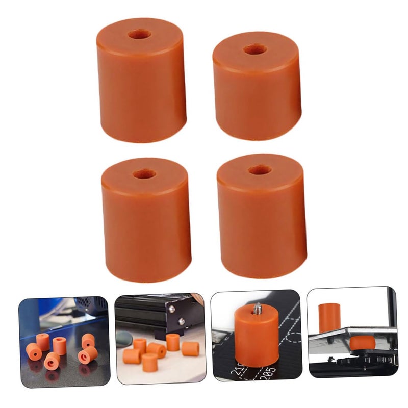 4Pcs Silicone Leveling Parts For 3D Printer Heat Bed Mounts Easy Install Shock Absorbers - Image 4