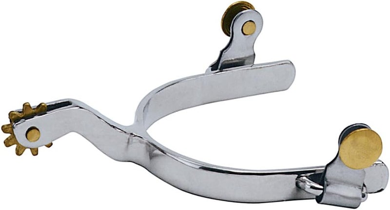 Women's Roping Spur with Plain Band , 1.75,SIlver