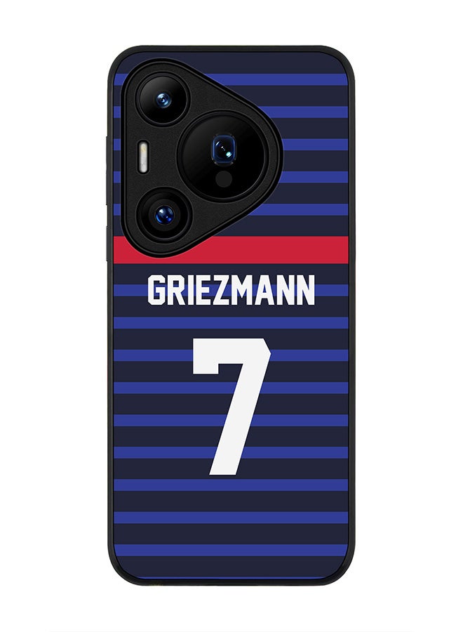 Stylizedd Rugged Black edge case for Huawei Pura 70 Pro / Huawei Pura 70 Pro Plus, Slim fit Case Cover - Football Team - France, Player Name - Griezmann - Image 1