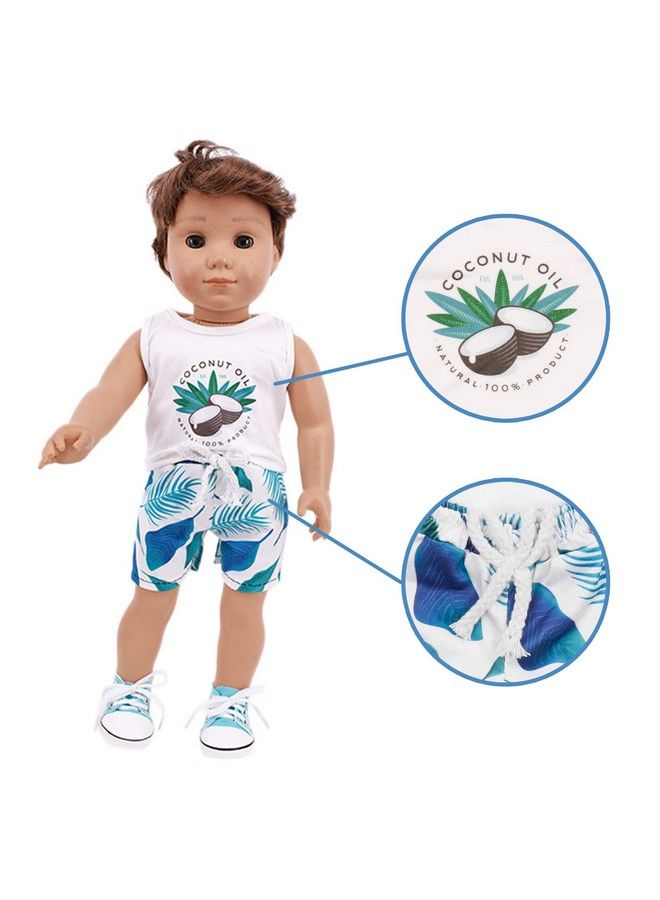 SOTOGO 7 Sets 18 Inch Boy Doll Clothes Doll Outfits Doll Accessories For American 18 Inch Boy Doll - Image 3