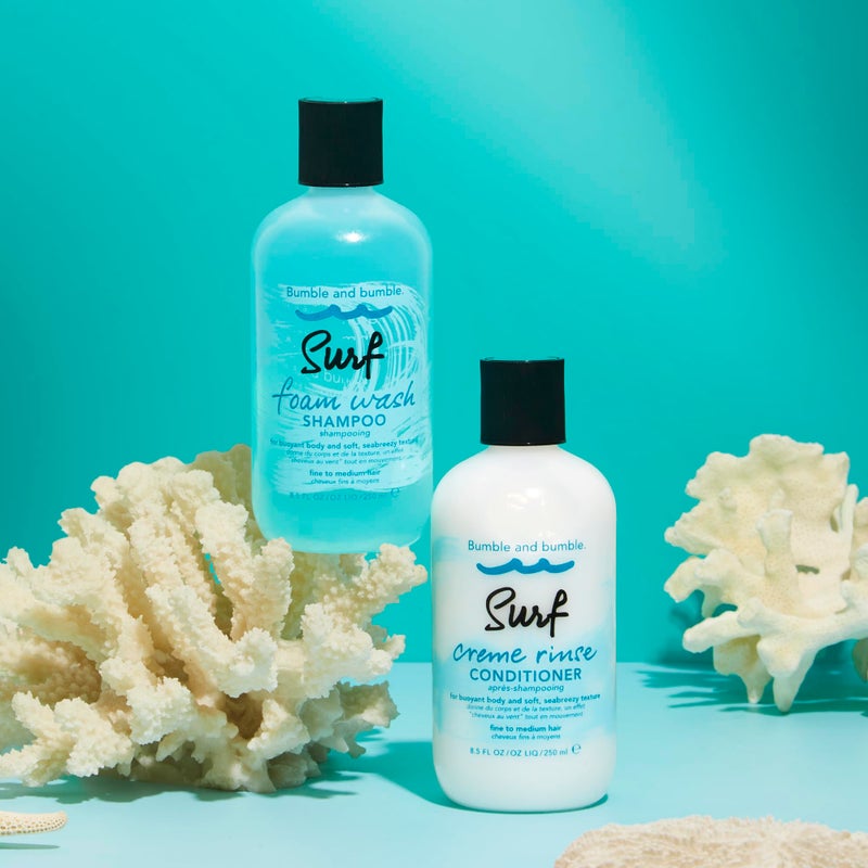 Bumble and bumble. Surf Foam Wash Texturizing Shampoo | Adds Lightweight Seabreezy Texture and Volume | For Fine to Medium Wavy, Straight, 8.5 Fl Oz - Image 5