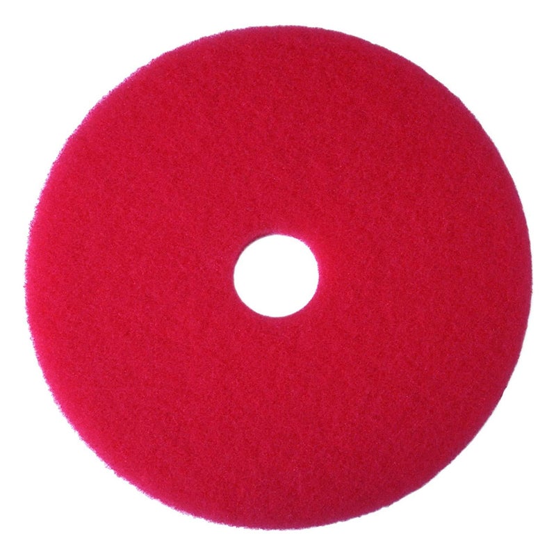 TARGET HYGIENE وسادة فرك حمراء TARGET HYGIENE 3M بحجم 17 بوصة 5100 عبوة من 5 - Image 1
