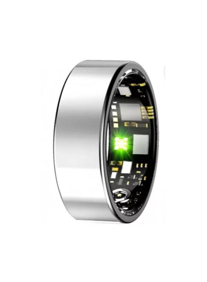 Smart Ring Fitness Tracker with Charging Case (Size #8) | Heart Rate, SpO₂, Sleep & Activity Monitor for iOS & Android - Image 1