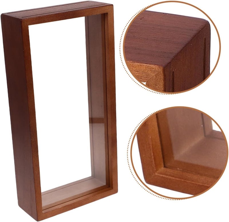 2pcs Dried Flower Shadow Box Frame Display Case for Plant Specimens Unique Home Decor Natural for Desktop Arrangements Creative Idea - Image 4