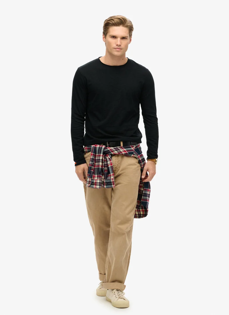 سوبر دراي Raw Edge Slub Ls Top